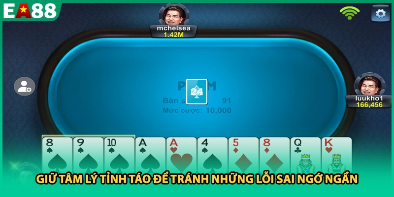Giữ tâm lý tỉnh táo để tránh những lỗi sai ngớ ngẩn