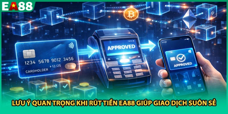 Lưu ý quan trọng khi rút tiền EA88 giúp giao dịch suôn sẻ