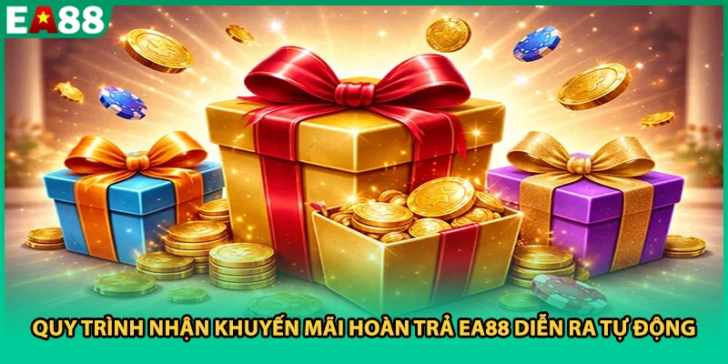 Quy trình nhận khuyến mãi hoàn trả EA88 diễn ra tự động