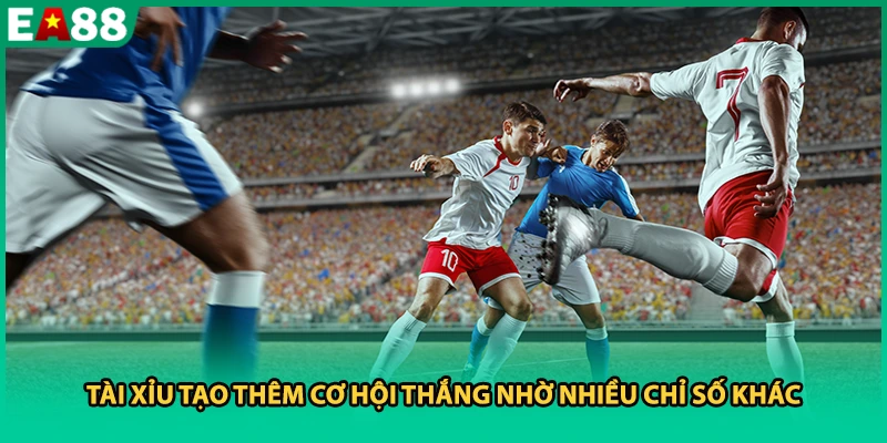 Tài Xỉu tạo thêm cơ hội thắng nhờ nhiều chỉ số khác